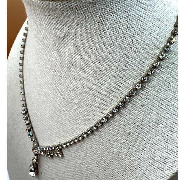 Elegant Cubic Zirconia Jewelry Set - Necklace & Bracelets.  B87 - Picture 10 of 16